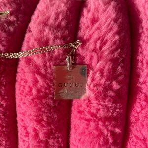 Gucci tag necklace
